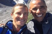 奥巴马参与录制美国NBC电视台真人秀节目《荒野求生》 跟随贝尔·格里尔斯跋山涉水