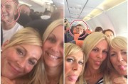 英国女子飞机上自拍好惊吓 两年前“磁铁男”现身照片