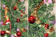 会动的彩带？澳洲圣诞树惊现毒蛇“虎蛇”