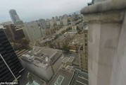 加拿大温哥华男子学“蜘蛛人”徒手爬17楼 影片拍下体力不支坠楼瞬间