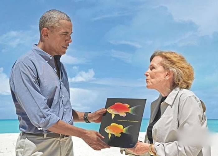 美国海洋生物学家将发现的新鱼种以奥巴马命名 表扬扩大海洋保护区